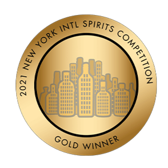 2021 New York Intl Spirits Competition Gold Winner