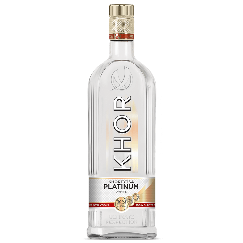 KHOR Platinum Vodka Gluten Free Made in Ukraine 1L 750ml 700ml 375ml 100ml Global Spirits USA